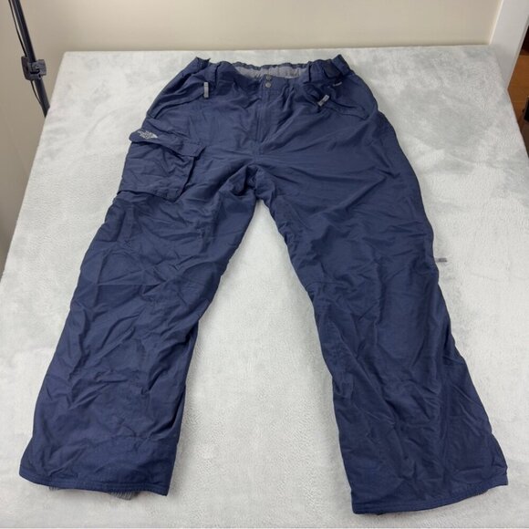 The North Face Men's Sz XXL Blue 100% Nylon Snowboard Ski Pants Winter Outdoors - Picture 1 of 16
